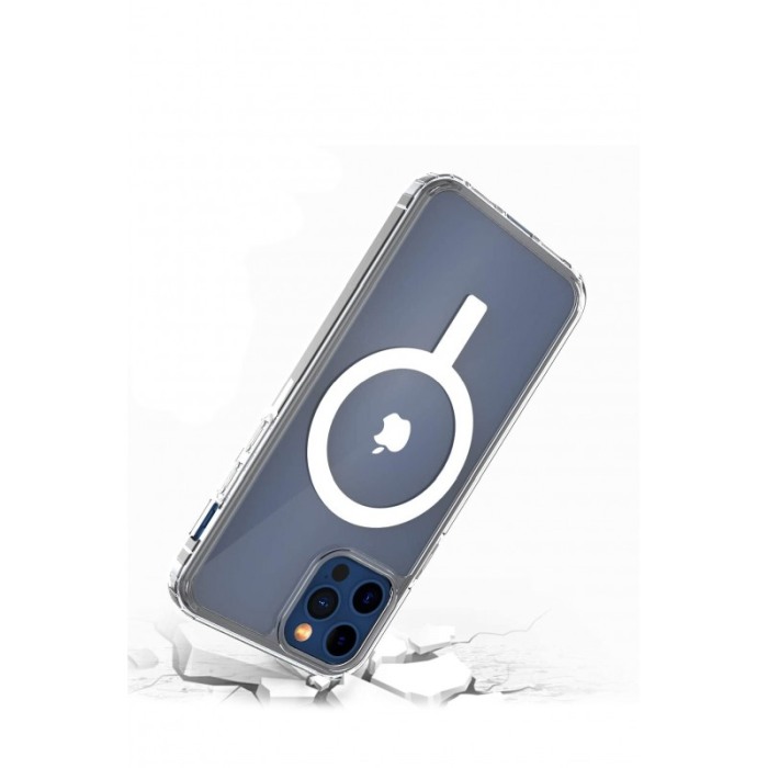 Husa iPhone 12 Pro Max  CrystalMag,magnetica,6.7 inch, transparenta [5]