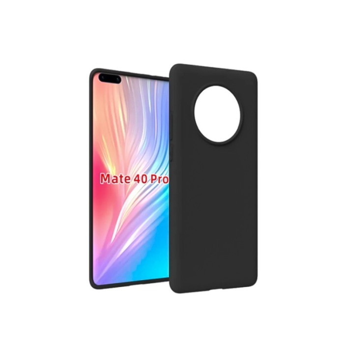 Husa pentru Huawei Mate 40 Pro , Liquid Silicone, negru,subtire [1]