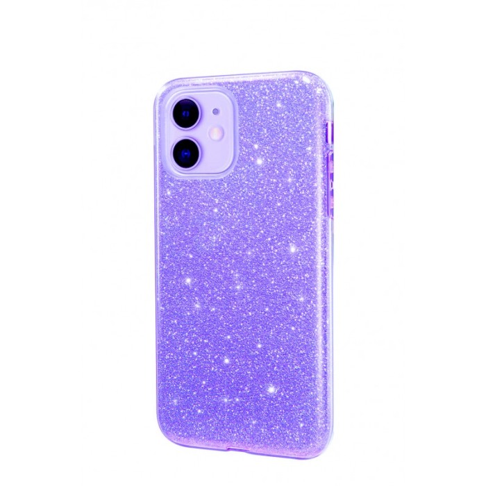 Husa pentru iPhone 11, marime de 6.1 ,Bling Sparklyn, cu Glitter, mov inchis [4]