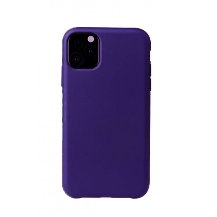 Husa pentru iPhone 11  ,mov , captusita cu microfibra, Liquid Silicone marime de  6.1 inch [1]