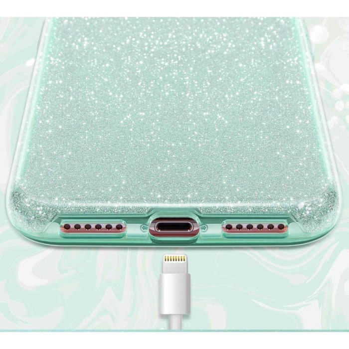 Husa pentru iPhone 11 pro  marime de 5.8,Bling Sparklyn, cu Glitter, Argintiu [4]