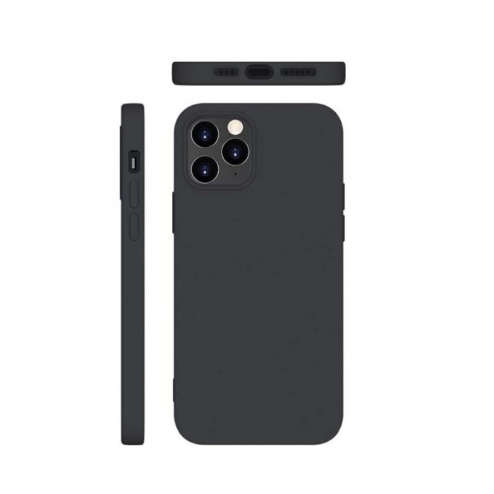 Husa pentru Iphone 12 Mini, Liquid Silicone, negru, marime 5.4 inch,Doty [7]