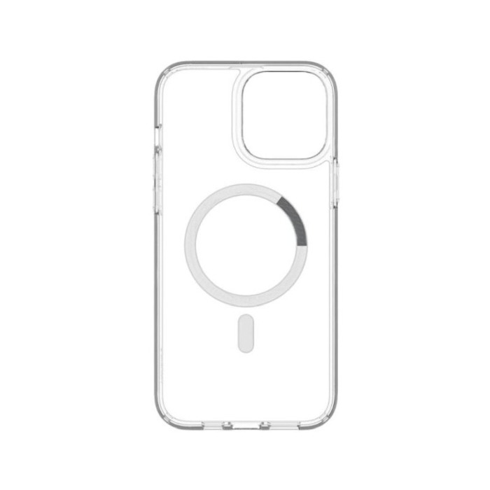 Husa pentru iPhone 13 Pro Max CrystalMag, compatibila incarcatoarelor Qi si accesorilor MagSafe , 6.7 inch, transparenta [7]