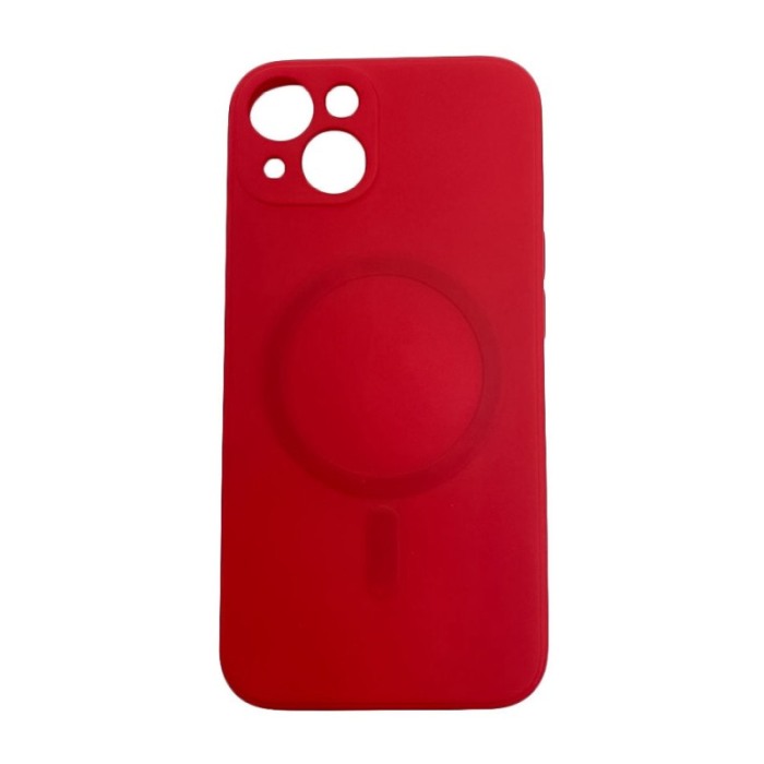 Husa pentru iPhone 13 Pro Max din silicon, captusita cu microfibra,design modern, rosu, marime 6.7 inch [3]