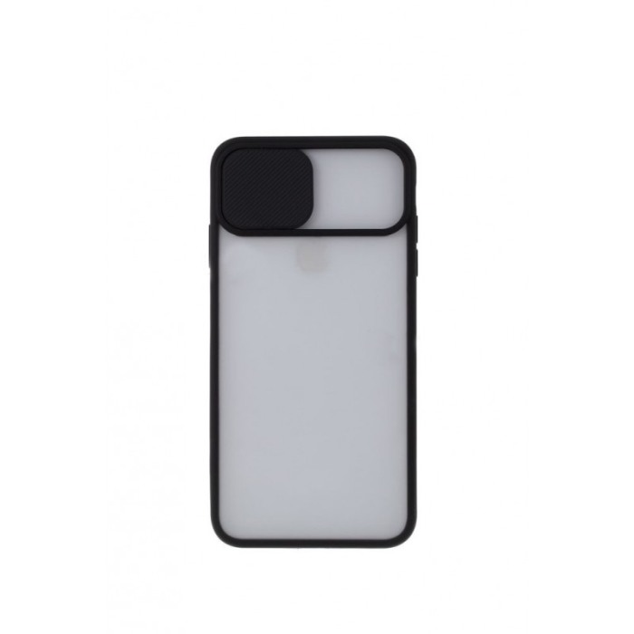 Husa pentru iPhone XR, subtire , material rezistent, capac glisant pentru protectia camerei, negru,doty [3]