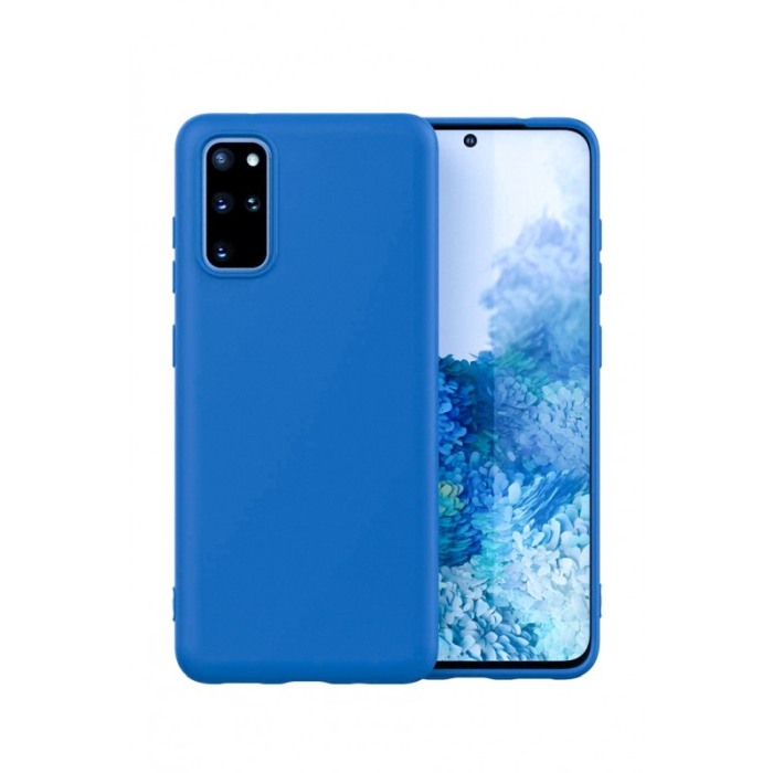 Husa pentru Samsung Galaxy S20 , albastru deschis, Liquid Silicone,captusita cu microfibra,marime 6.2 inch,Doty [2]
