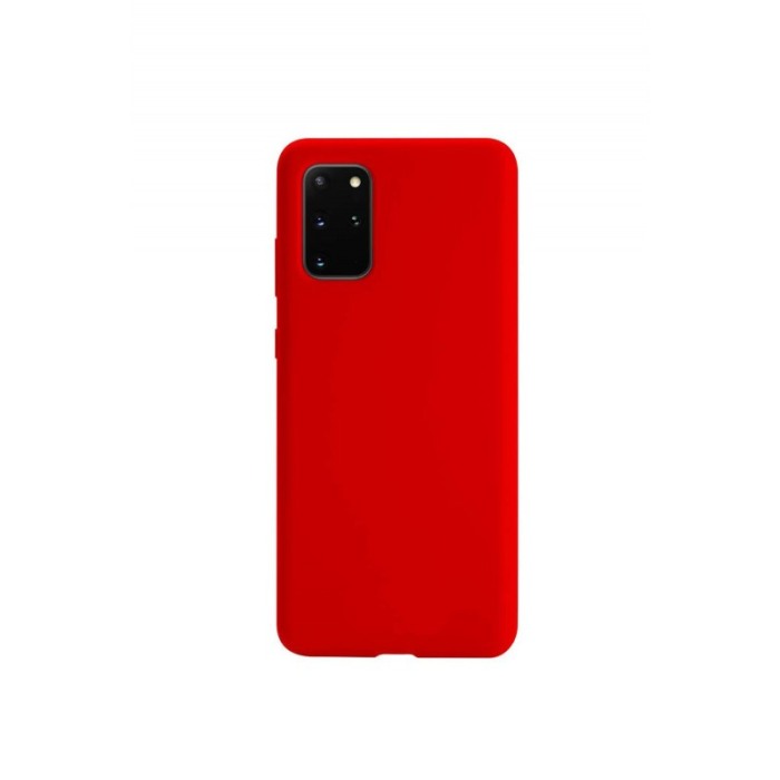 Husa pentru Samsung Galaxy S20 , rosu, Liquid Silicone,captusita cu microfibra,  marime 6.2 inch,Doty [8]