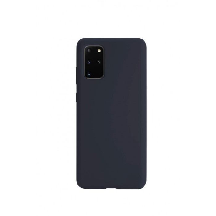 Husa pentru Samsung Galaxy S20 Ultra , albastru inchis, Liquid Silicone,captusita cu microfibra,marime 6.9 inch,Doty [1]
