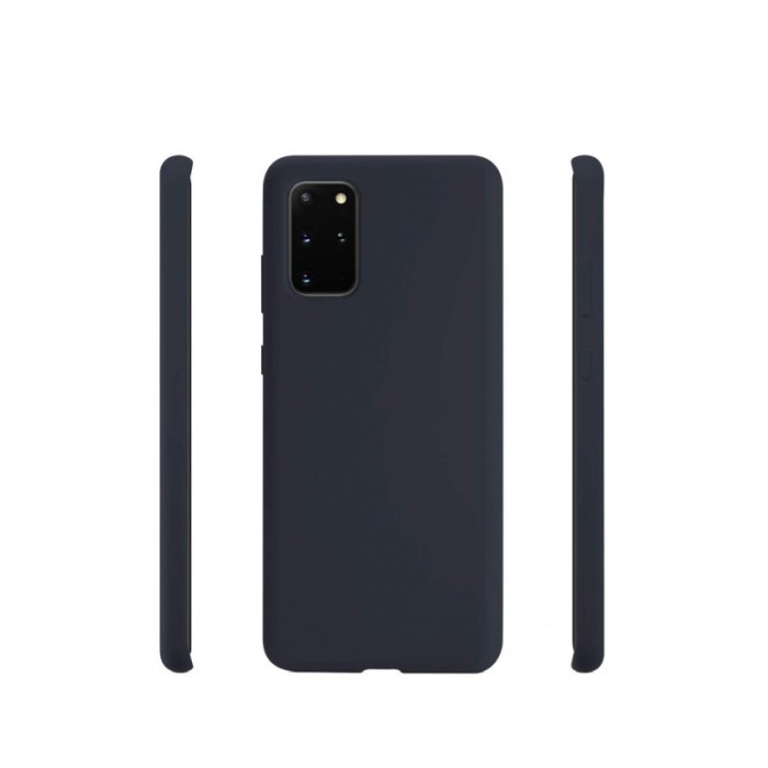Husa pentru Samsung Galaxy S20 Ultra , albastru inchis, Liquid Silicone,captusita cu microfibra,marime 6.9 inch,Doty [3]
