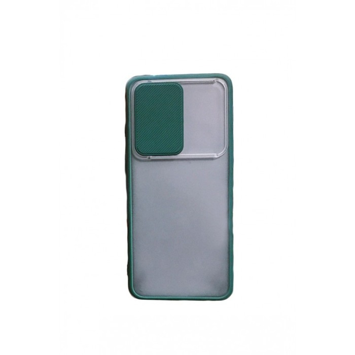Husa pentru Samsung S20 ,6.2 inch, subtire , material rezistent, capac glisant pentru protectia camerei, verde inchis,doty [1]