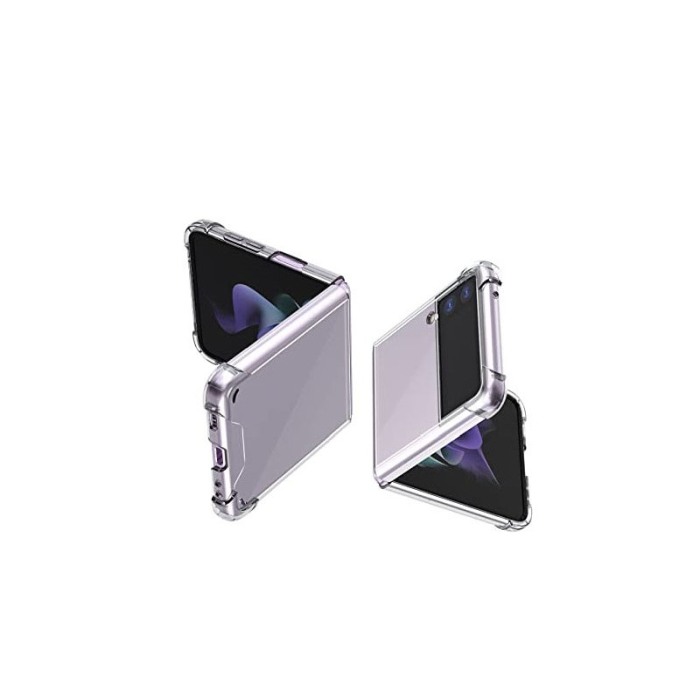 Husa pentru Samsung Z FLip 3, crystal clear, anti soc, protectie dubla, transparent, Doty [7]