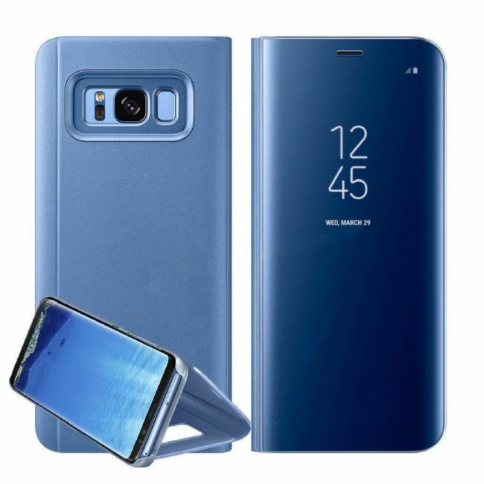 Husa Samsung  Galaxy 10 E, albastru,Clear View Cover [3]
