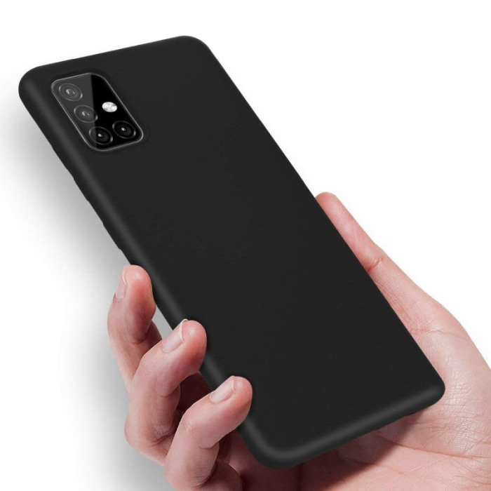 Husa Samsung Galaxy A51 , negru , Liquid Silicone [8]