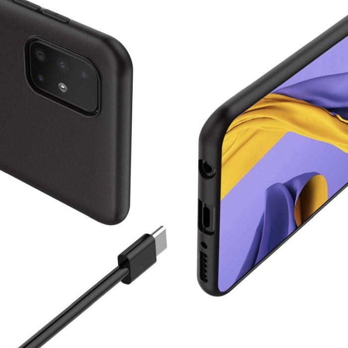 Husa Samsung Galaxy A51 , negru , Liquid Silicone [6]