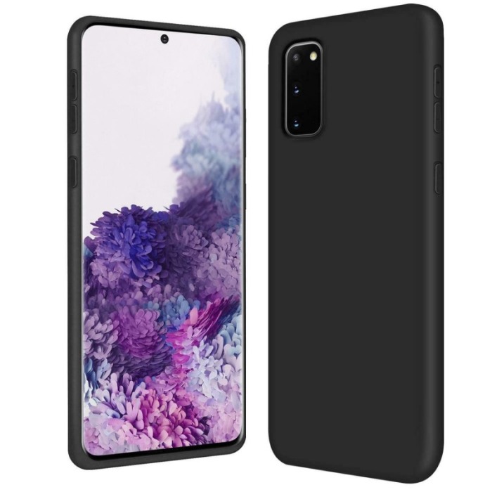 Husa Samsung Galaxy S20 , negru  , Liquid Silicone, marime 6.2 inch [6]