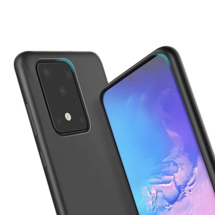 Husa Samsung Galaxy S20 Ultra, negru , Liquid Silicone, marime 6.9 inch [2]