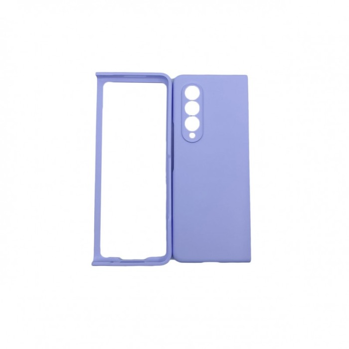 Husa SlimFold compatibila cu Samsung Galaxy Z Fold 3, decupaje precise, material dur, mov [1]