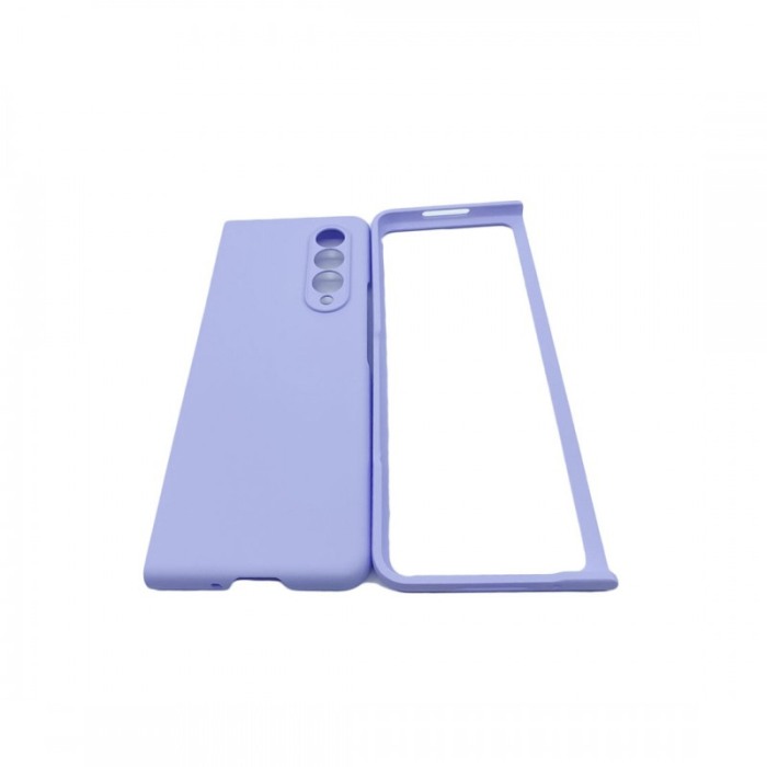 Husa SlimFold compatibila cu Samsung Galaxy Z Fold 3, decupaje precise, material dur, mov [5]