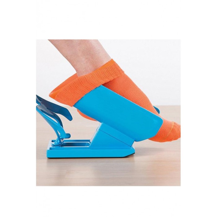 Incaltator de soste HandsFree Socks, rapid si simplu de utilizat, albastru,universal [2]