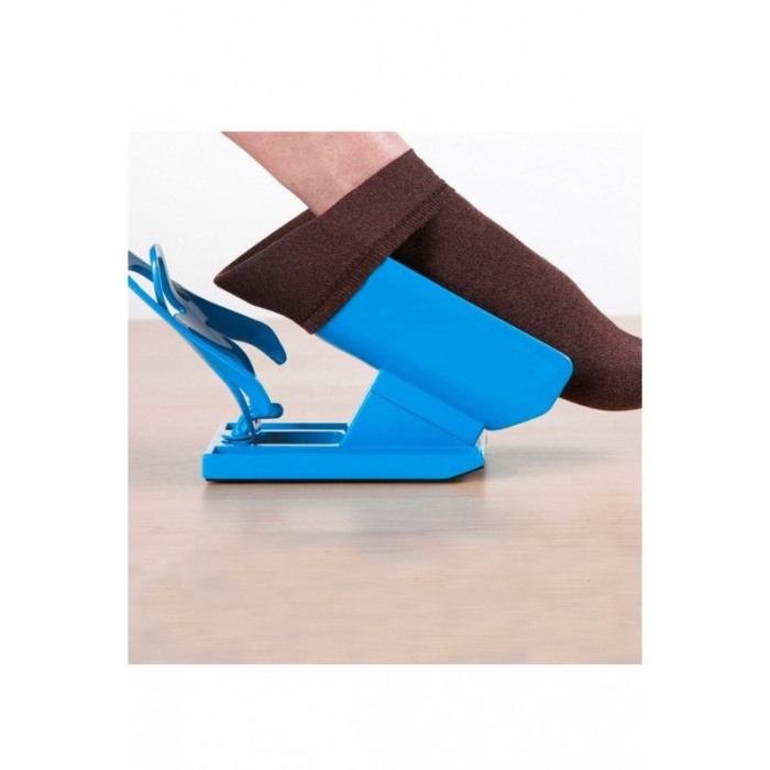 Incaltator de soste HandsFree Socks, rapid si simplu de utilizat, albastru,universal [4]