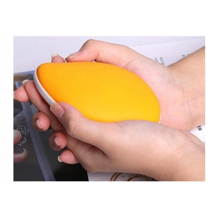 Incalzitor electric pentru maini Warm Fruit 2 in 1, Power Bank, 4000 mAH, forma de lamaie,design modern,textura mata,snur inclus [6]