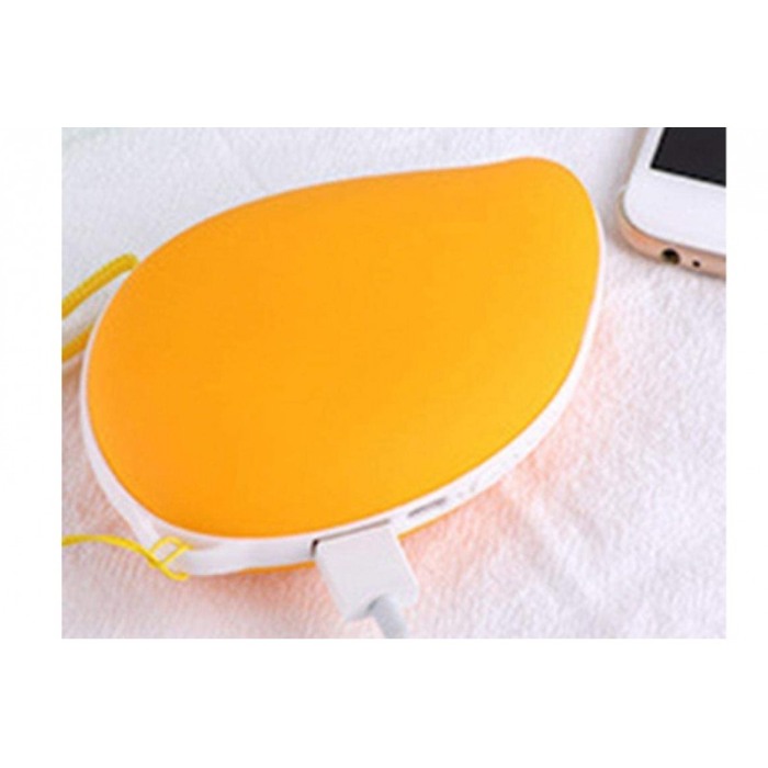 Incalzitor electric pentru maini Warm Fruit 2 in 1, Power Bank, 4000 mAH, forma de lamaie,design modern,textura mata,snur inclus [7]