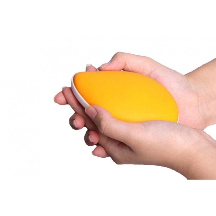 Incalzitor electric pentru maini Warm Fruit 2 in 1, Power Bank, 4000 mAH, forma de lamaie,design modern,textura mata,snur inclus [3]