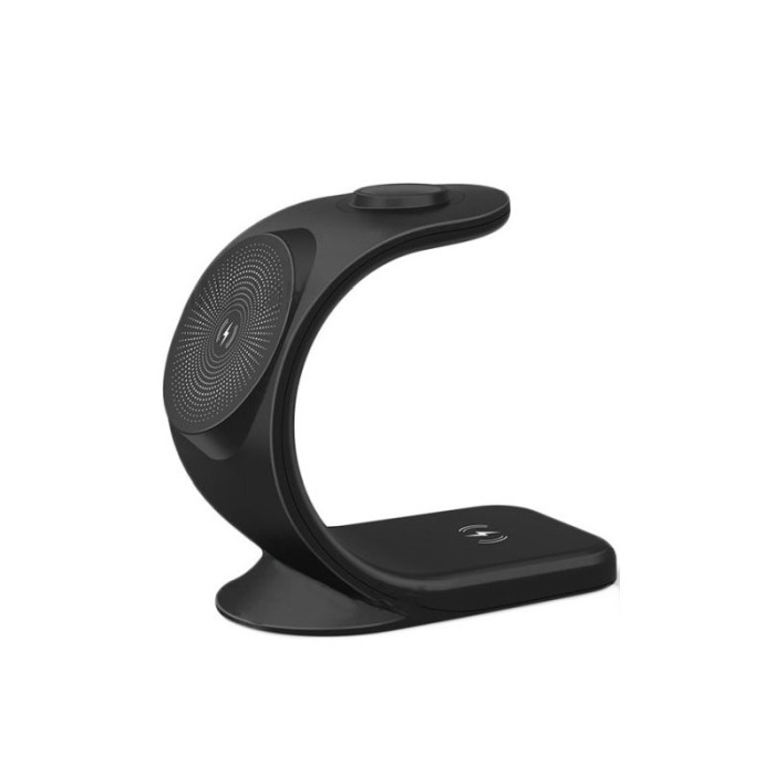 Incarcator premium inteligent 3 in 1 Bolt Charger, wireless, compatibil doar cu dispozitive Apple, negru [1]