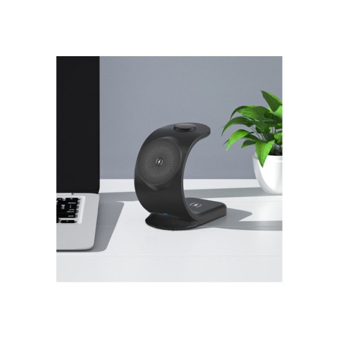Incarcator premium inteligent 3 in 1 Bolt Charger, wireless, compatibil doar cu dispozitive Apple, negru [4]