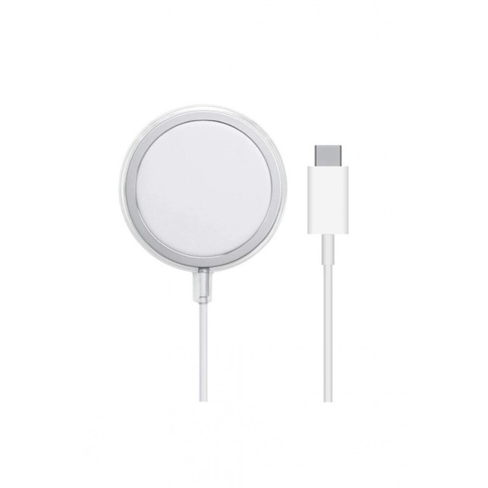 Incarcator wireless MagneticFast, incarcare rapida, 15 W, 1000mm lungimea cablului, alb [3]