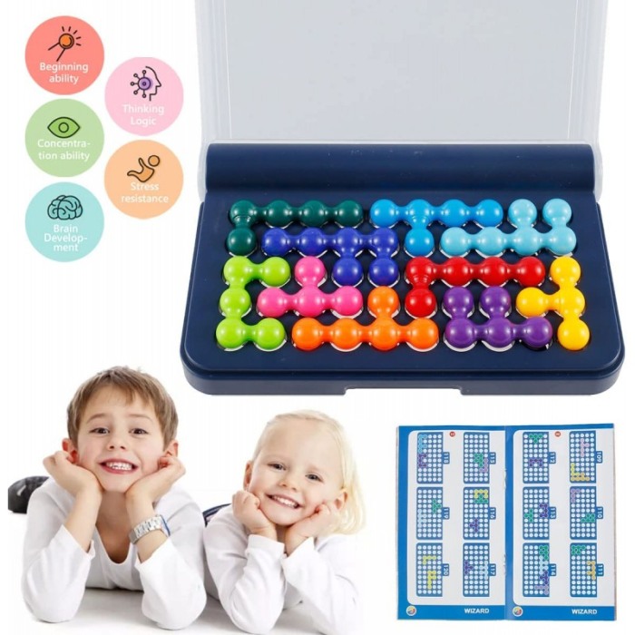 IntelliMaze IQ Puzzle 3D pentru copii, educativ, creativ, multicolor, 17x15 cm, Doty®️ [5]