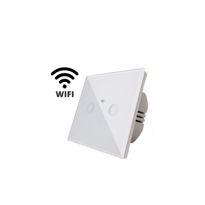 Intrerupator inteligent dublu SmartON/OFF Doty®, Wi-Fi, control distanta, 10A, Amazon Alexa si Google Home, fara nul, [3]