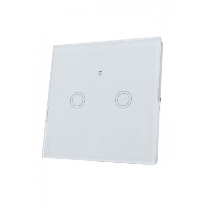Intrerupator inteligent dublu SmartON/OFF Doty®, Wi-Fi, control distanta, 10A, Amazon Alexa si Google Home, fara nul, [1]