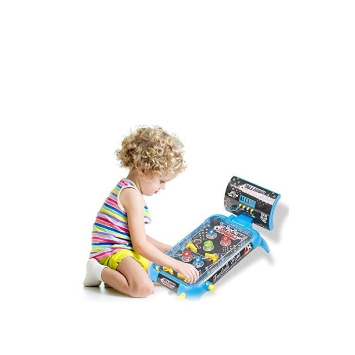 Joc interactiv GoalPin pentru copii, distractiv,efecte luminoase si sonore, 53 cm x23 cm, albastru [3]