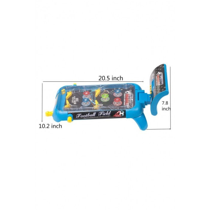 Joc interactiv GoalPin pentru copii, distractiv,efecte luminoase si sonore, 53 cm x23 cm, albastru [5]