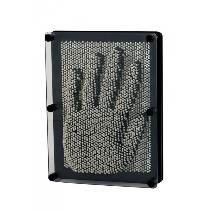 Jucarie 3D Metalic SculptArt, tip tablou, creativa, educativa , negru/argintiu, 12x12 cm [4]