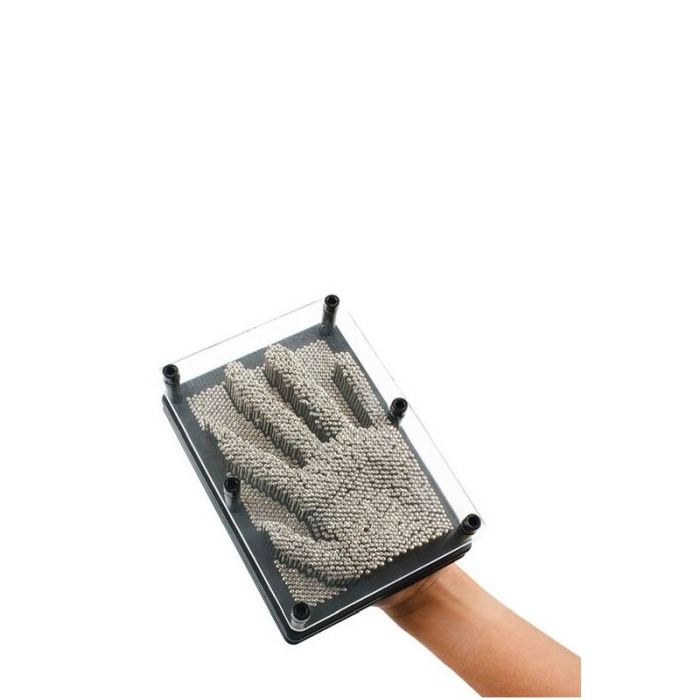 Jucarie 3D Metalic SculptArt, tip tablou, creativa, educativa , negru/argintiu, 18x12 cm [3]