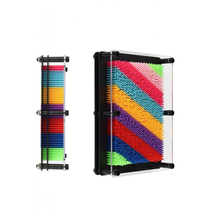 Jucarie 3D Rainbow SculptArt, tip tablou, creativa, educativa , multicolor, 20x15 cm [3]