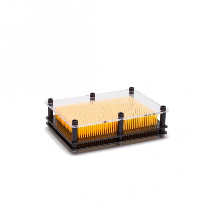 Jucarie 3D SculptArt, tip tablou, creativa, educativa , negru/galben, 18x12 cm [2]