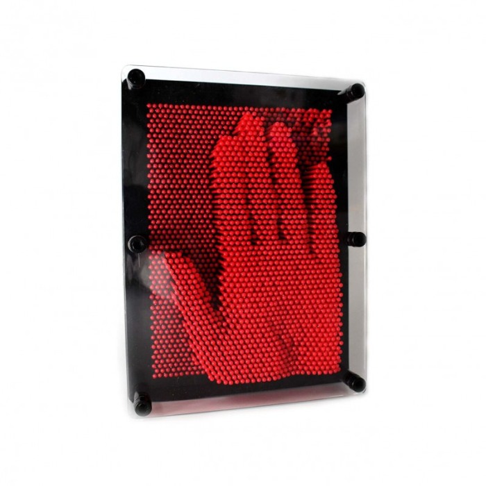Jucarie 3D SculptArt, tip tablou, creativa, educativa , negru/rosu, 18x12 cm [1]