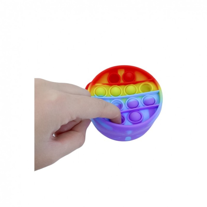 Jucarie antistres Bear Pop One,tip breloc pentru copii, carabina inclusa,interactiva,8 cm , multicolor, [3]