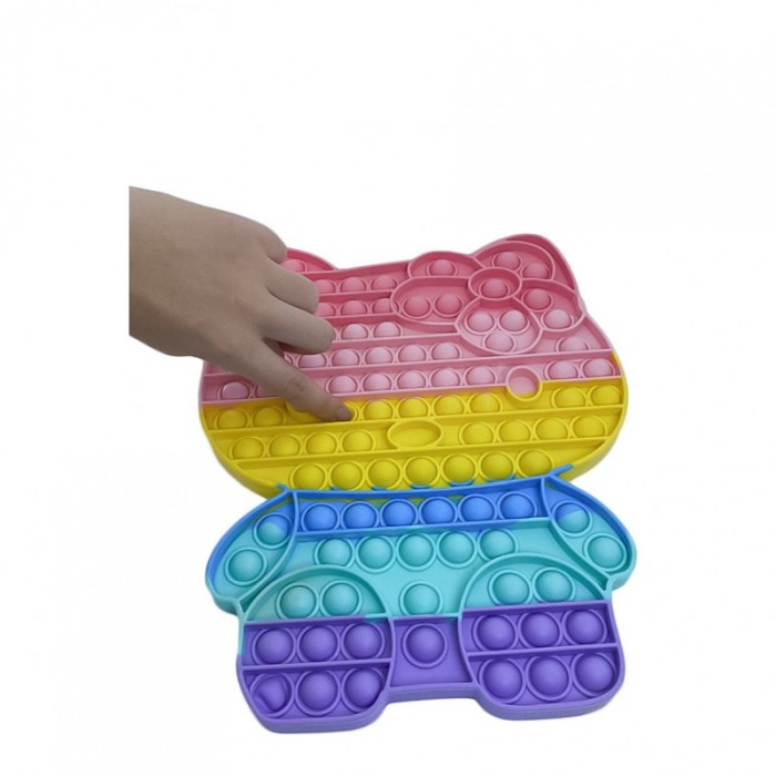Jucarie antistres KittyPop It Bubble, 30 x24 cm, multicolor [2]