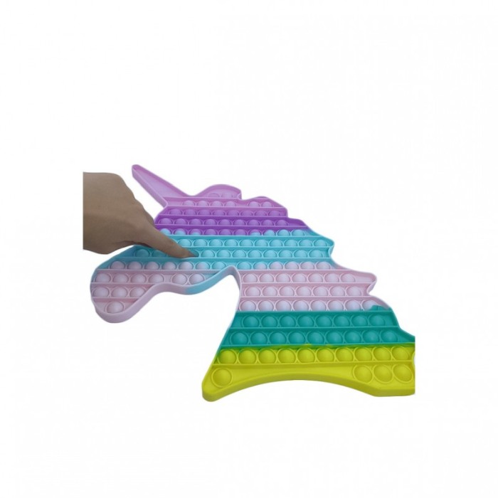 Jucarie antistres LightUnicornPop It Bubble, 35 x31 cm, multicolor [2]