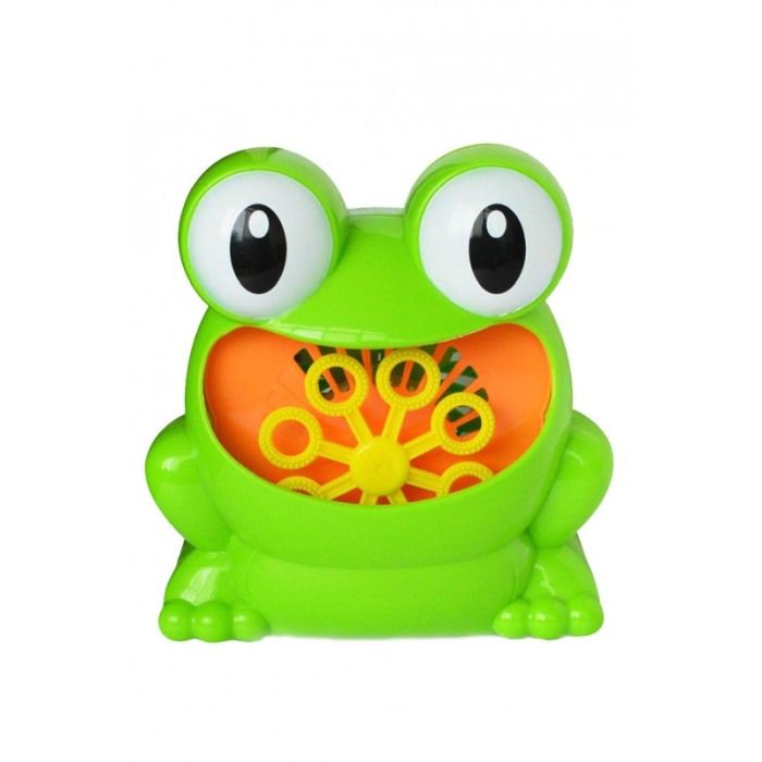 Jucarie Bubble Frog de facut baloane, model broscuta, solutie inclusa 118 ml, 13 x 12 cm, verde, Doty® [1]
