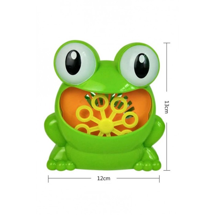 Jucarie Bubble Frog de facut baloane, model broscuta, solutie inclusa 118 ml, 13 x 12 cm, verde, Doty® [8]