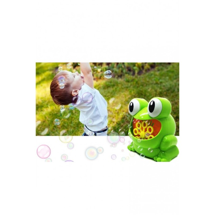 Jucarie Bubble Frog de facut baloane, model broscuta, solutie inclusa 118 ml, 13 x 12 cm, verde, Doty® [6]