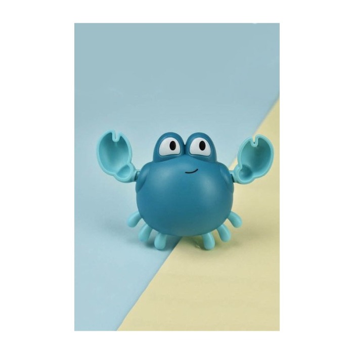 Jucarie de baie distractiva LittleSwimmer, forma crab, nu necesita baterii, 13 cm, albastru, Doty®️ [3]