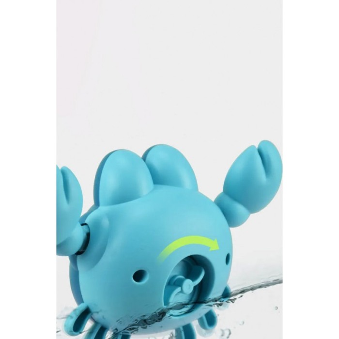 Jucarie de baie distractiva LittleSwimmer, forma crab, nu necesita baterii, 13 cm, albastru, Doty®️ [5]