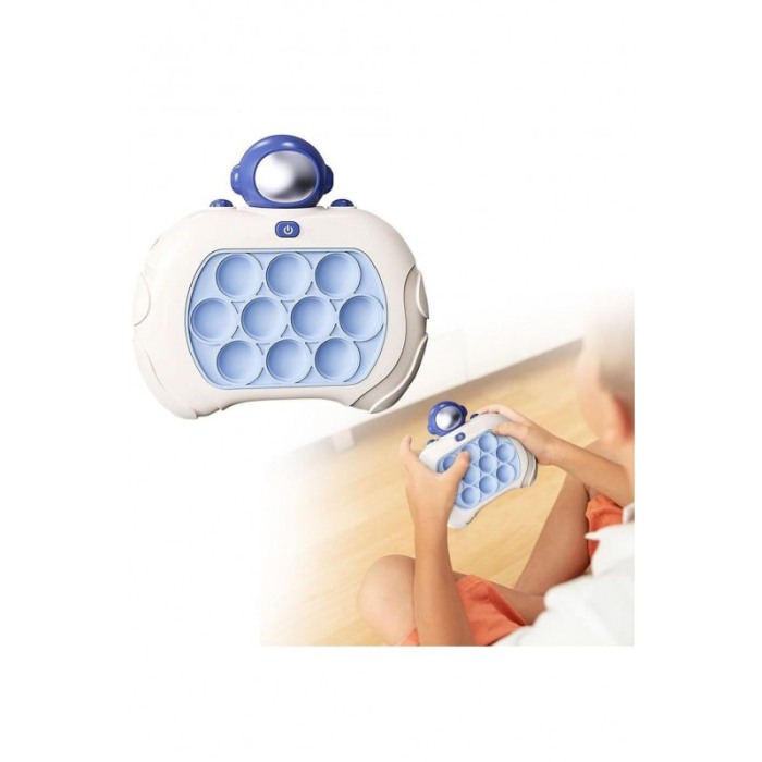 Jucarie interactiva antistress AutoPopNow Doty®, senzoriala, functioneaza cu baterii, 4 stiluri de joc, astronaut [2]