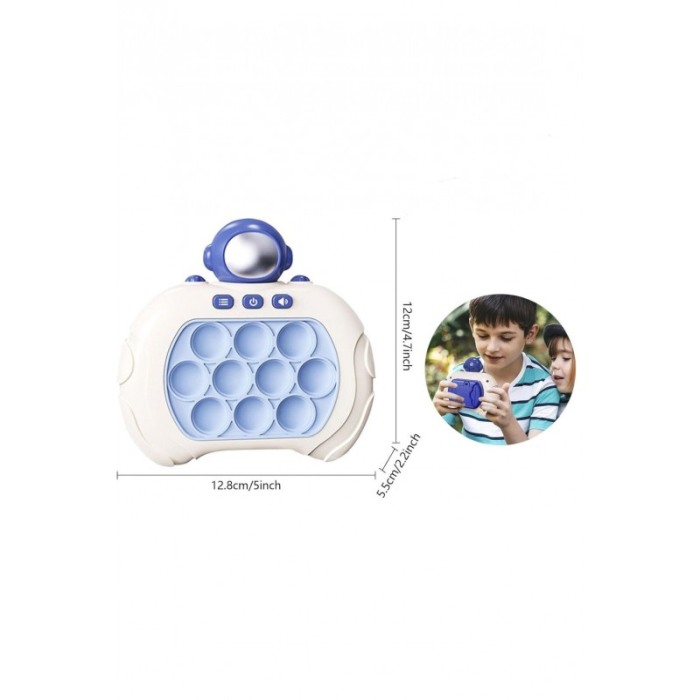 Jucarie interactiva antistress AutoPopNow Doty®, senzoriala, functioneaza cu baterii, 4 stiluri de joc, astronaut [4]